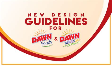 Design Guidelines For Dawn Foods And Dawn Bread 2018 On Behance