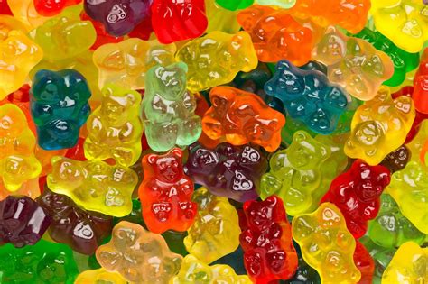 Jelly gummy bears with text bubbles seamless pattern. Gummy Metformin Hits Shelves | GomerBlog