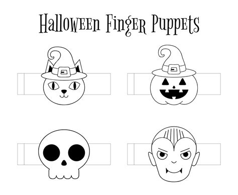 15 Best Free Printable Halloween Paper Crafts Pdf For Free At Printablee