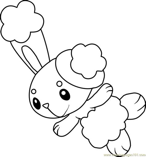 Buneary Pokemon Coloring Page For Kids Free Pokemon Printable