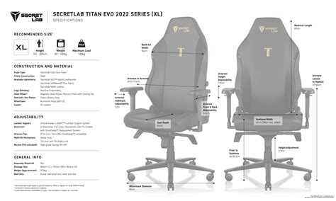 Secretlab Titan Evo 2022 Series Gaming Chair Secretlab Ca