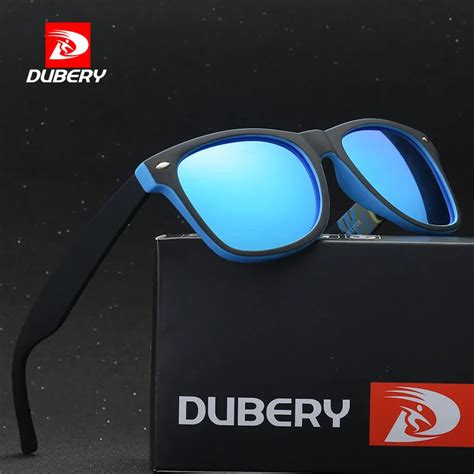 dubery polarized sunglasses men women driving sun glasses retro sport luxury brand designer