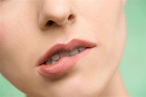 Woman Biting Her Lips · Free Stock Photo