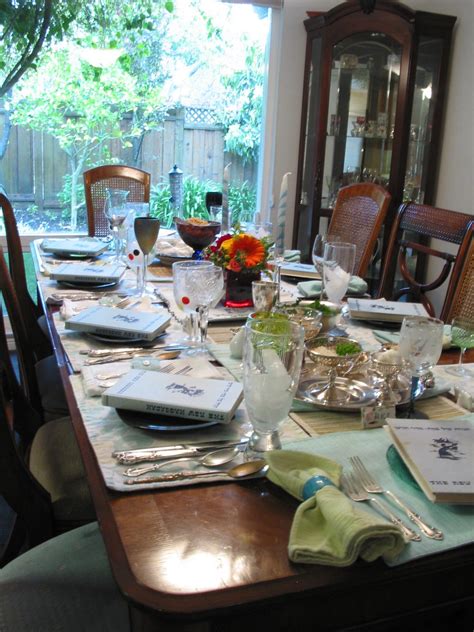 Jul 03, 2020 · how to set a table for passover seder a haggadah for each guest. Passover Seder, table setting | Flickr - Photo Sharing!