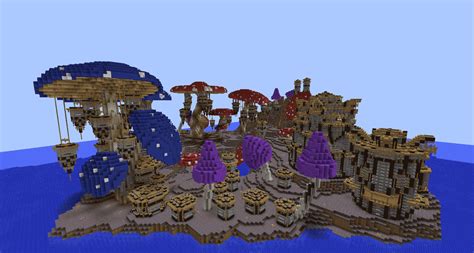 Pollux Mushroom World Build Minecraft Ideas Kingdom  2