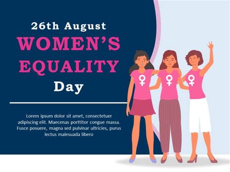 Women Equality Day Infographic Powerpoint Powerpoint Templates