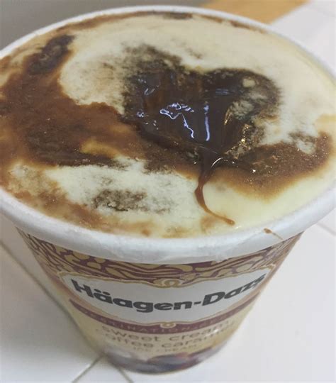 Cream, skim milk, sugar, egg yolks,. Haagen-Dazs Destination Series Sweet Cream Coffee Caramel