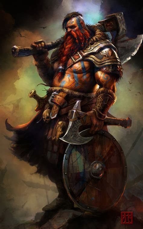 Artstation Viking Berserker Todor Ignatov Wikinger Viking Warrior