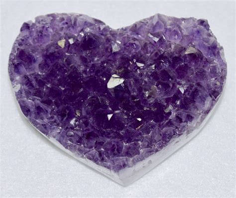 Amethyst Heart Home Décor Rocks And Geodes