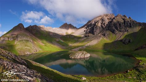 Island Lake Pano Near Silverton Colorado Colorado Mountain Photos