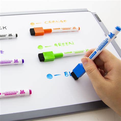 Bazic Assorted Colors Magnetic Dry Erase Markers 6pack Bazic Products