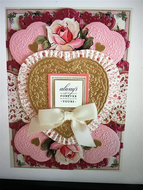 Pin By Mary Armstrong On Anna Griffin Valentine Valentines Cards