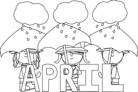Download High Quality April Clip Art Black And White Transparent Png
