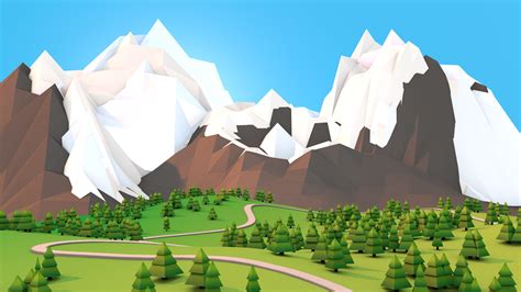 Low Poly Mountains