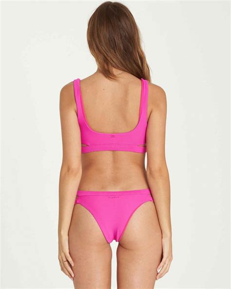 Swim Billabong Womens Tanlines Isla Bikini Bottom Rebel Pink