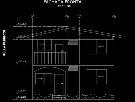 Two Storey House 2d Dwg Plan For Autocad • Designs Cad