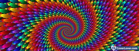Colorful Spiral Colorful Facebook Cover Maker