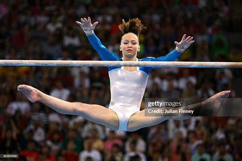 Ksenia Semenova Of Russia Competes On The Uneven Bars During The