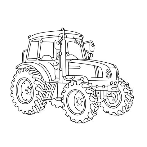 100 kleurplaat boerderij tractor kleurplaat 2019. Leuk voor kids kleurplaat | Kleurplaten, Tractor ...