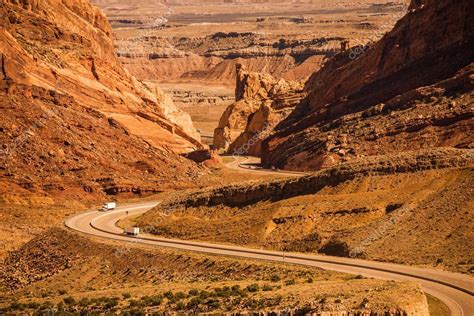 Desert Utah Highway Stock Photo By ©welcomia 54770955
