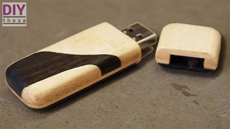 How To Make A Wooden Usb Drive Case Stick Youtube