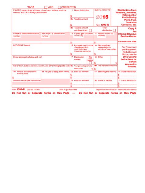 2015 Form Irs 1099 R Fill Online Printable Fillable Blank Pdffiller