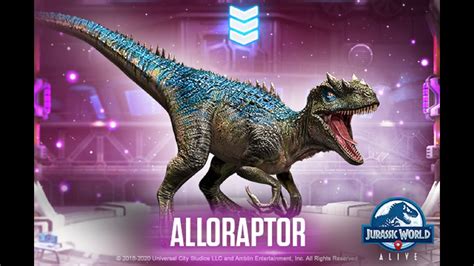 Jurassic World Alive Creating Alloraptor Youtube