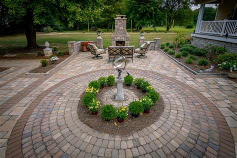 Paver Circle Kit Allows You To Add Interest And Curves To Your Patio