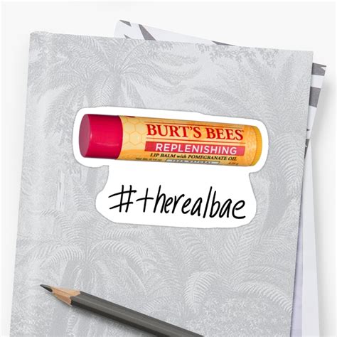 burt s bee s the real bae stickers by christieleeaf redbubble