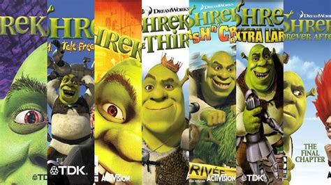 The Evolution Of Shrek Games Youtube