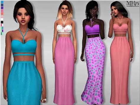 Summer Casual Maxi Dress By Margeh75 At Sims Addictions Sims 4 Updates