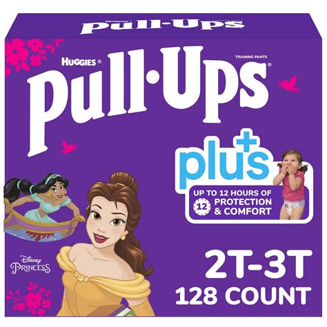 Huggies Pull Ups Plus Training Pants For Girls C Absorbent Ebay