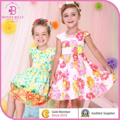 Kids Party Wear Dresses Flower Baby Girl Frocks China Kids Wear And