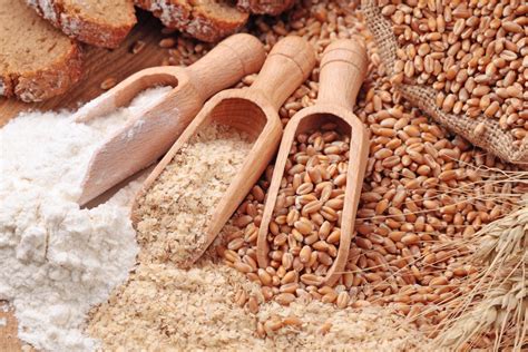 Wheat Grain Bran And Flour Simple And Practical Mental Health