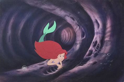 Animation Collection Original Production Animation Cels Of Ariel And