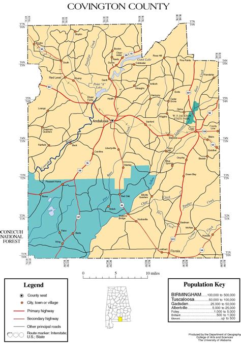Maps Of Covington County