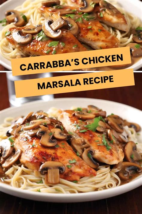 Carrabbas Chicken Marsala Recipe Hungarian Chef