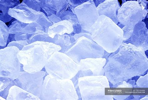 Deep Frozen Ice Cubes — Indoor Background Stock Photo 150106988