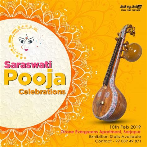 Celebrate Saraswati Pooja In Bangalore