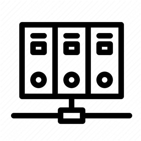 Computer Database Mainframe Server Icon Download On Iconfinder