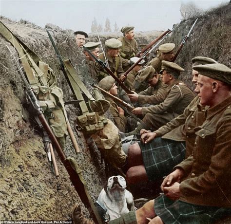 Colourised Images Reveal Camaraderie In Trenches During Wwi News On