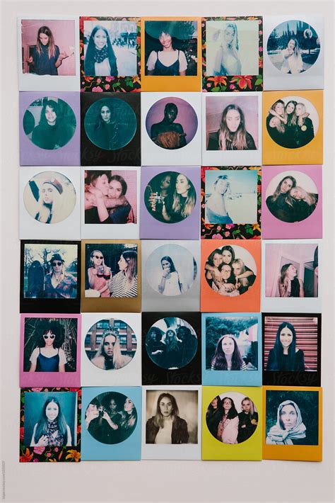Polaroid Collection Of Women Del Colaborador De Stocksy Kkgas Stocksy