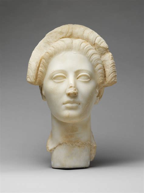 Marble Portrait Of A Young Woman Roman Trajanic The Met