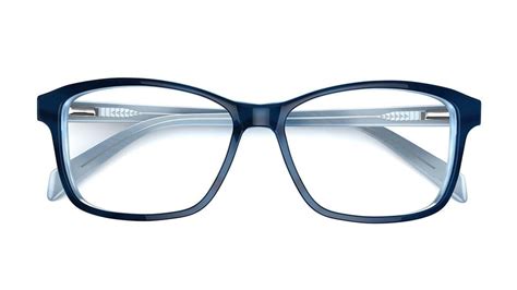 Specsavers Womens Glasses Frida Blue Geometric Plastic Acetate Frame