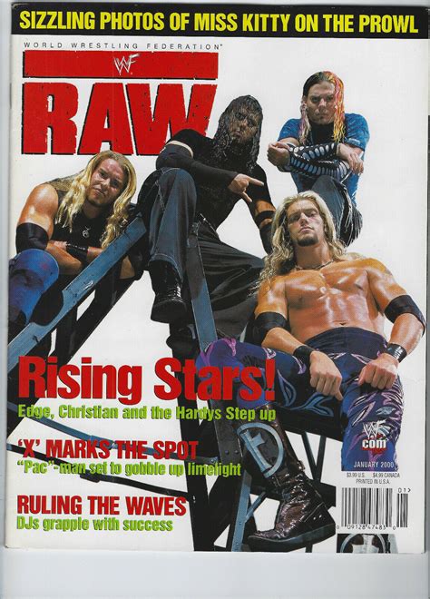 Philadelphia Mall EDGE THE HARDYZ WWF RAW MAGAZINE JANUARY 2000 W