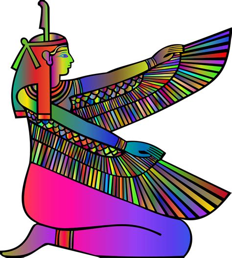 download maat egyptian goddess royalty free vector graphic pixabay