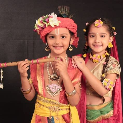 Cute Little Radhakrishn😍😍😍😉😉😉😘😘😘 Radha Krishna Photo Little Krishna