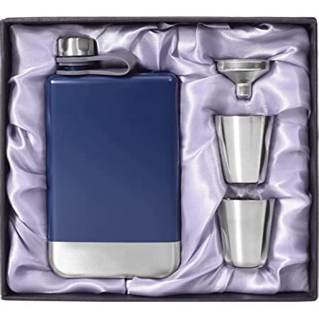 E Volve Modern Style Hip Flask Oz Stainless Steel Smooth