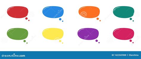 Callouts Set With Different Messages On White Background Vector