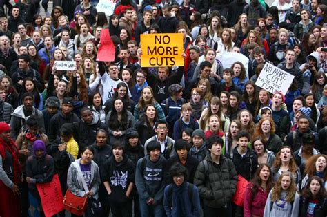 Garfield High Students Walk Out To Protest Education Cuts